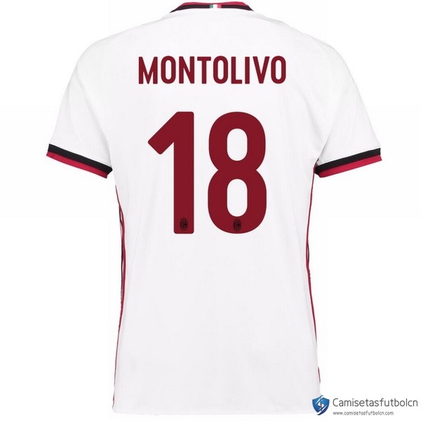 Camiseta Milan Segunda equipo Montolivo 2017-18